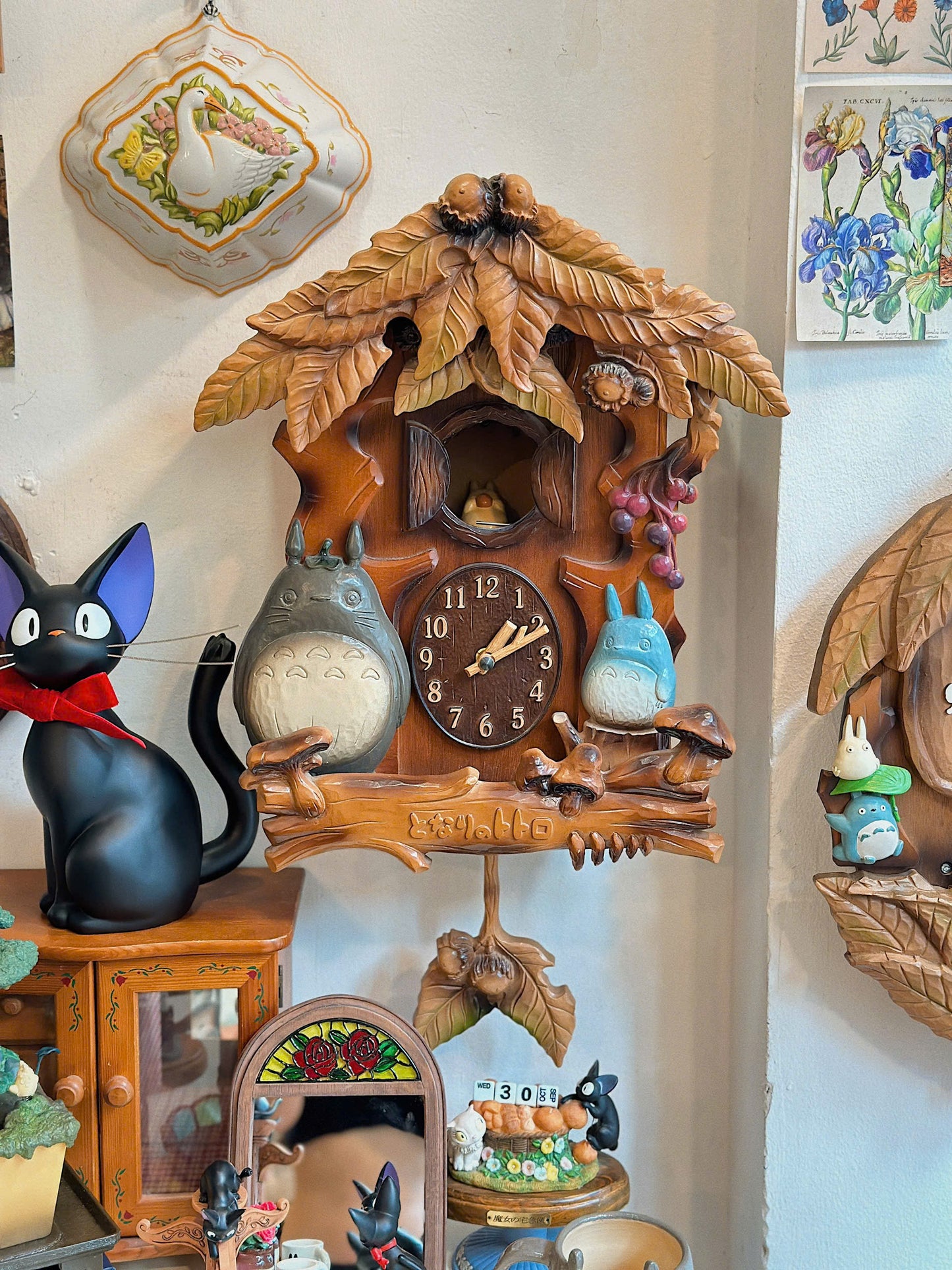 My Neighbor Totoro Cuckoo Wooden Clock