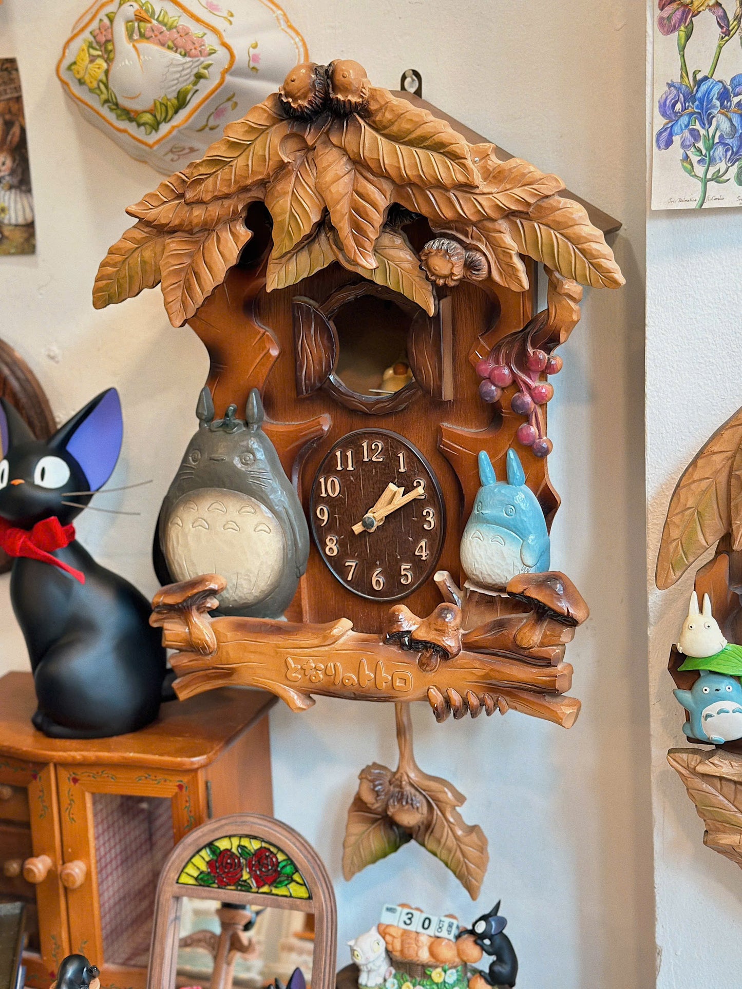 My Neighbor Totoro Cuckoo Wooden Clock