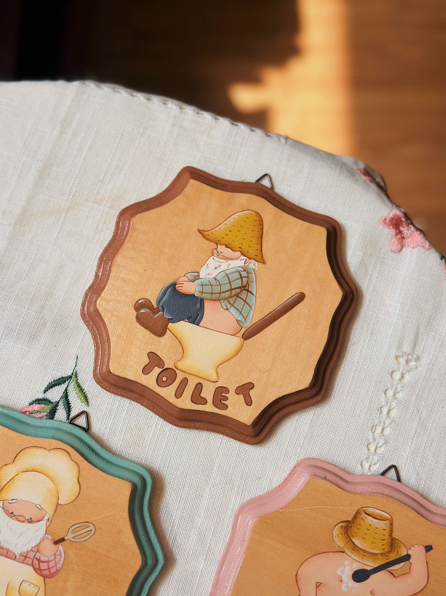 Hand Painted Wooden Door Signs