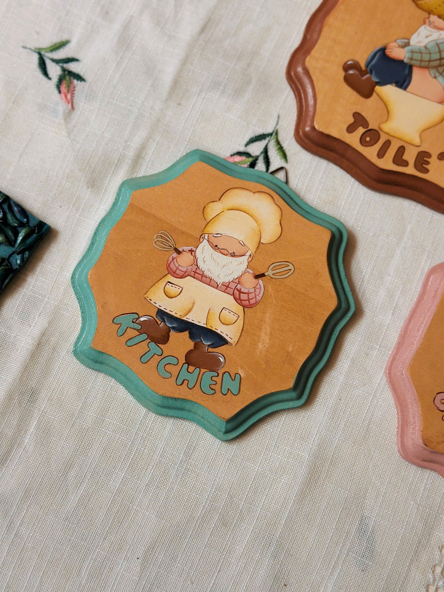 Hand Painted Wooden Door Signs