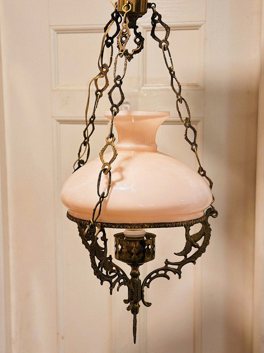 Vintage Pink Chandelier