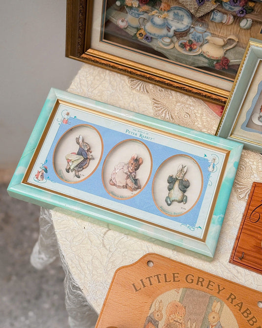 The World of Peter Rabbit Paper Tole Wooden Frame