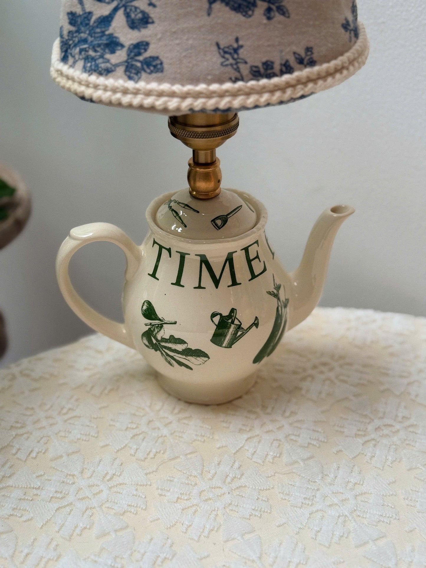 Reworked Wood & Sons Teapot Lamp