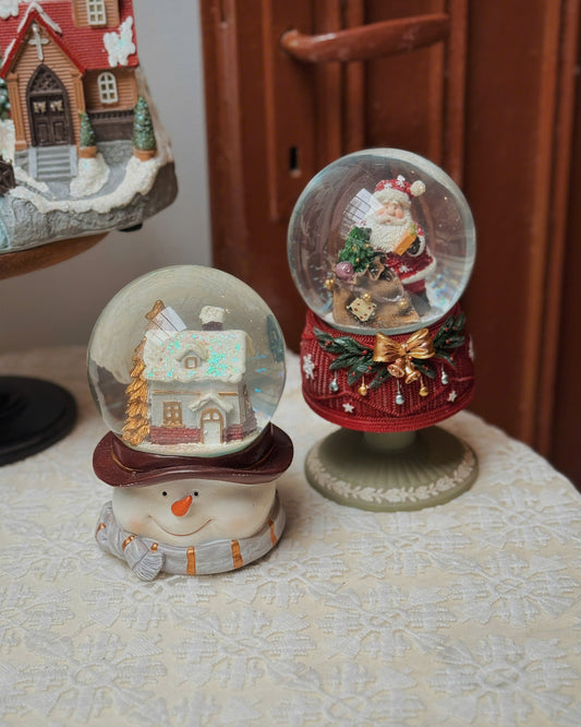 Christmas Snow Globe Music Box