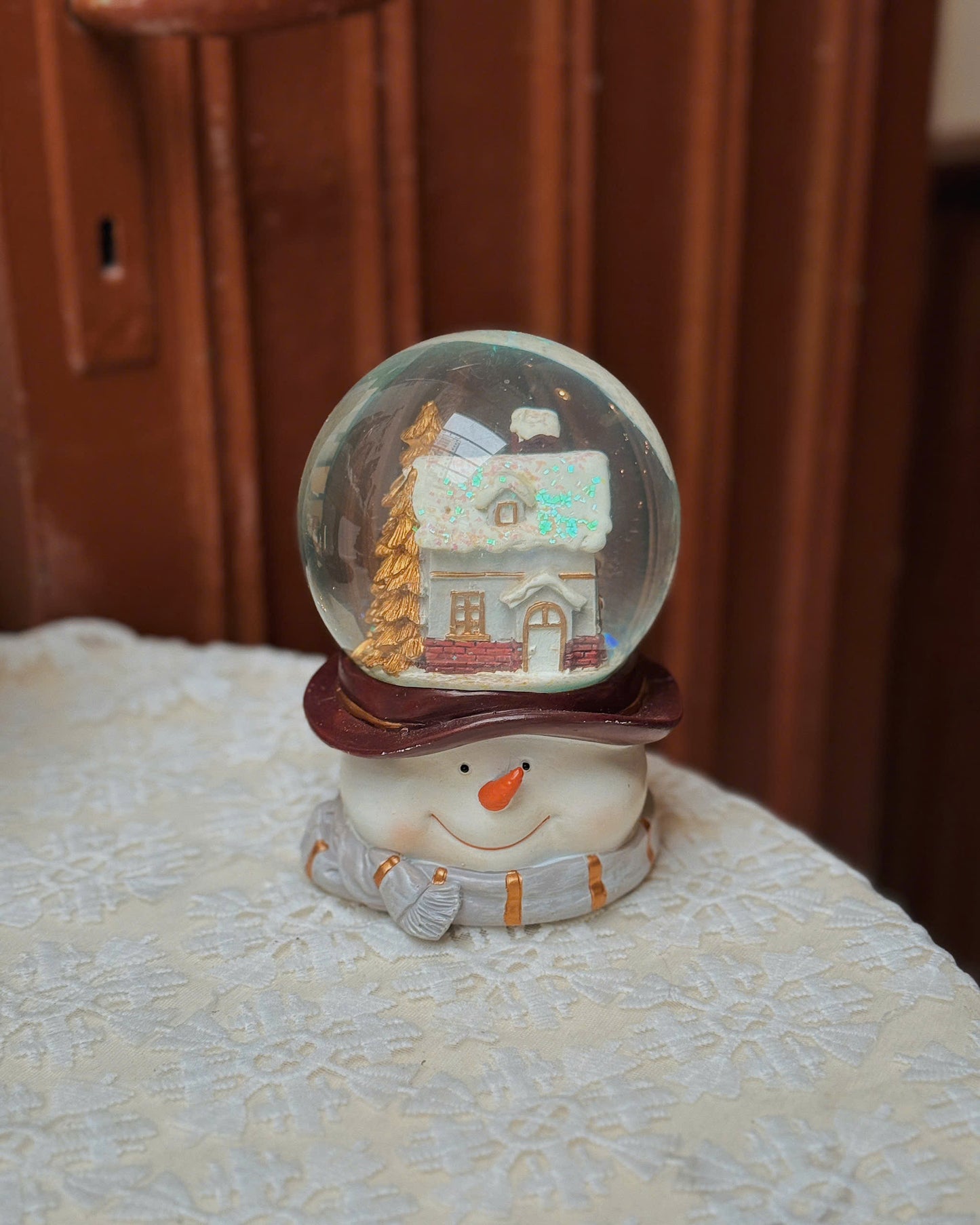 Christmas Snow Globe Music Box