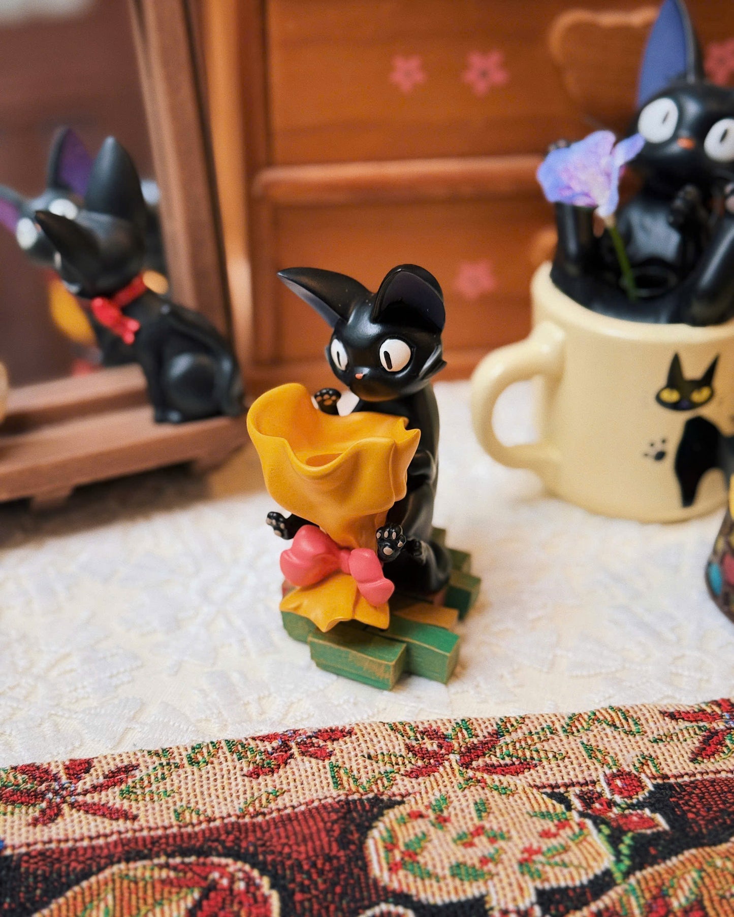 Kiki's Delivery Service Jiji Figure Pen Holder 🐈⬛🎀