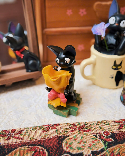 Kiki's Delivery Service Jiji Figure Pen Holder 🐈⬛🎀