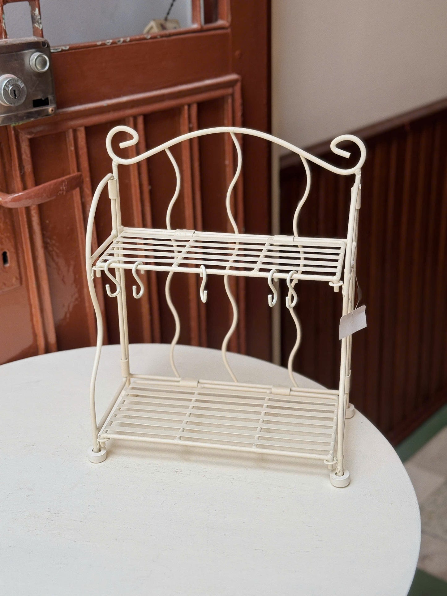 Vintage Foldable Wire Shelf
