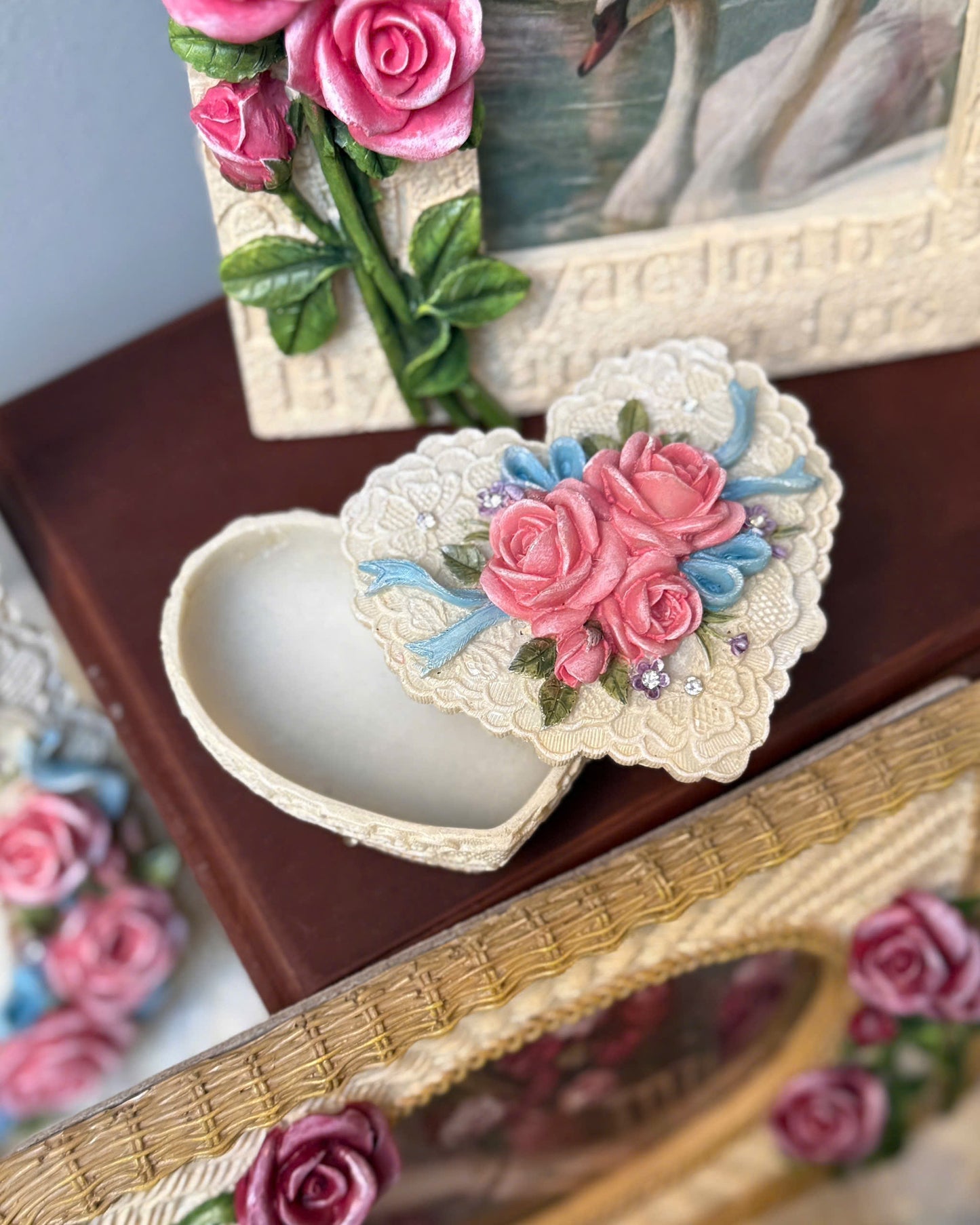 Heart Shaped Trinket Box