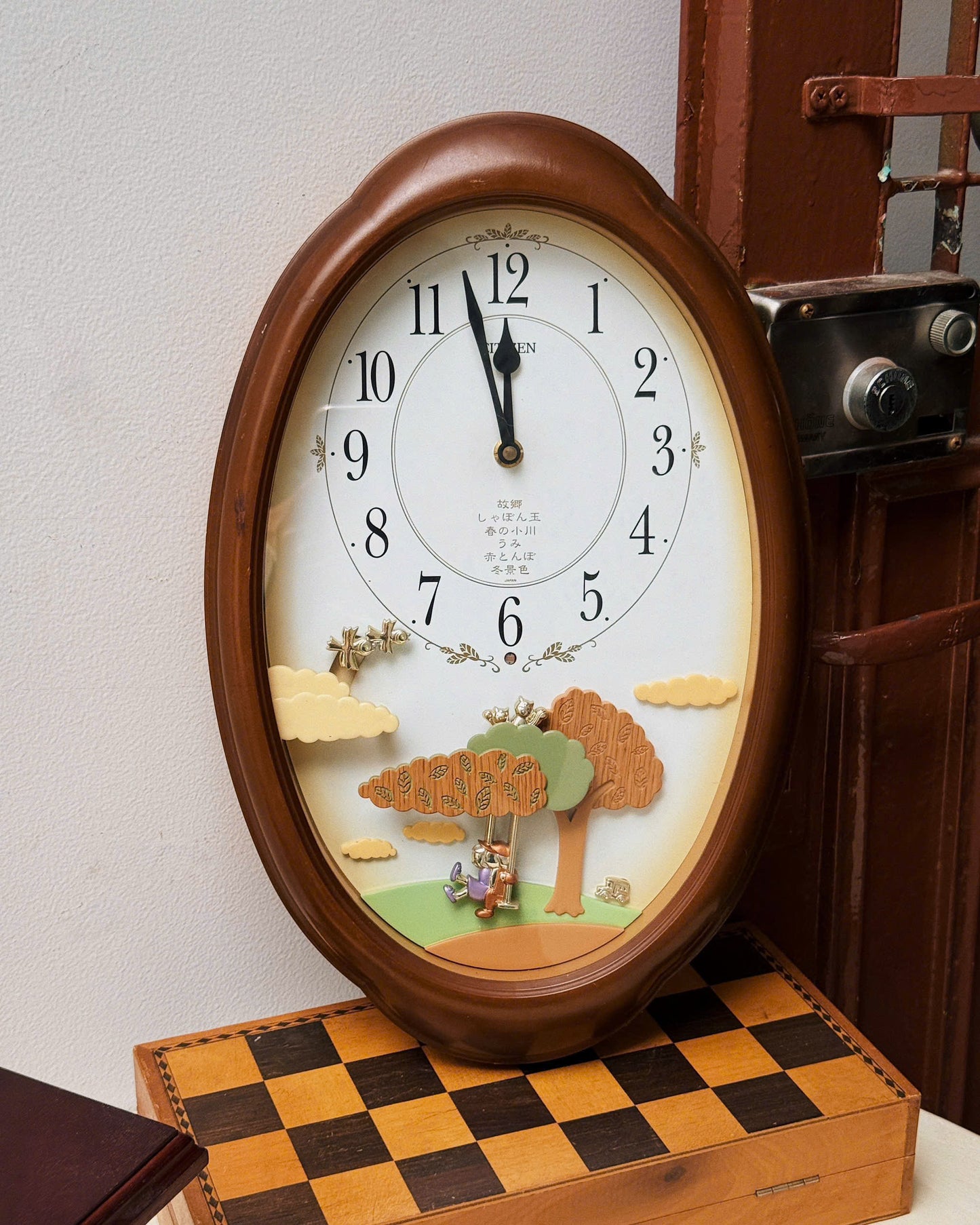 Vintage Citizen "Omoide" Musical Clock