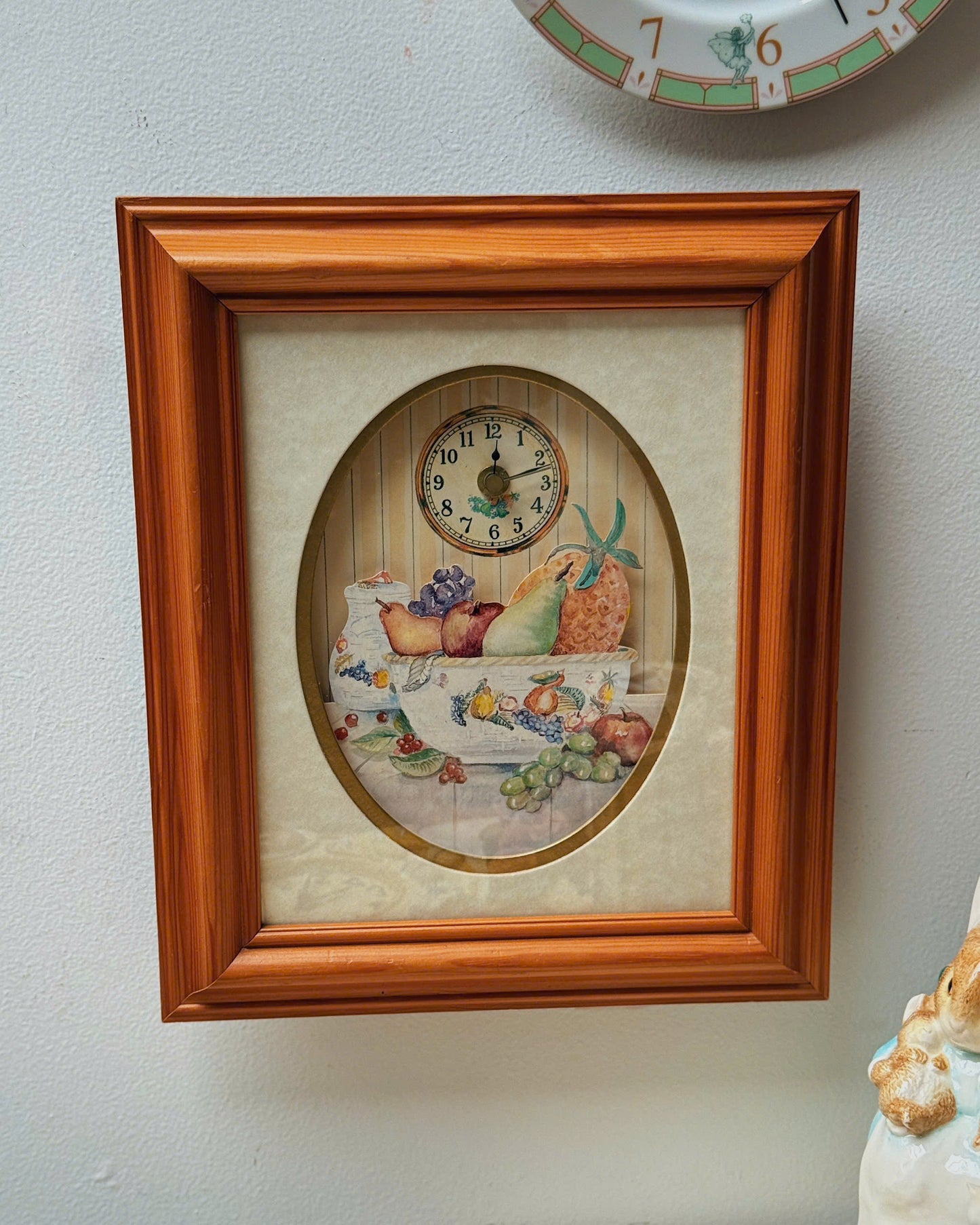 Vintage Fruit Wall Clock