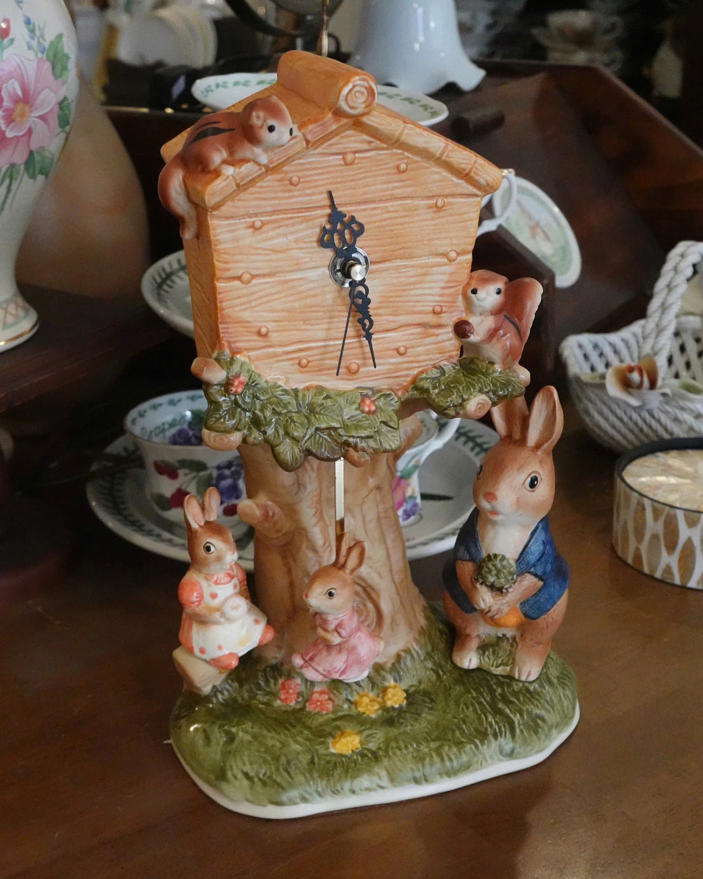 Fairy Tale Rabbit House Clock