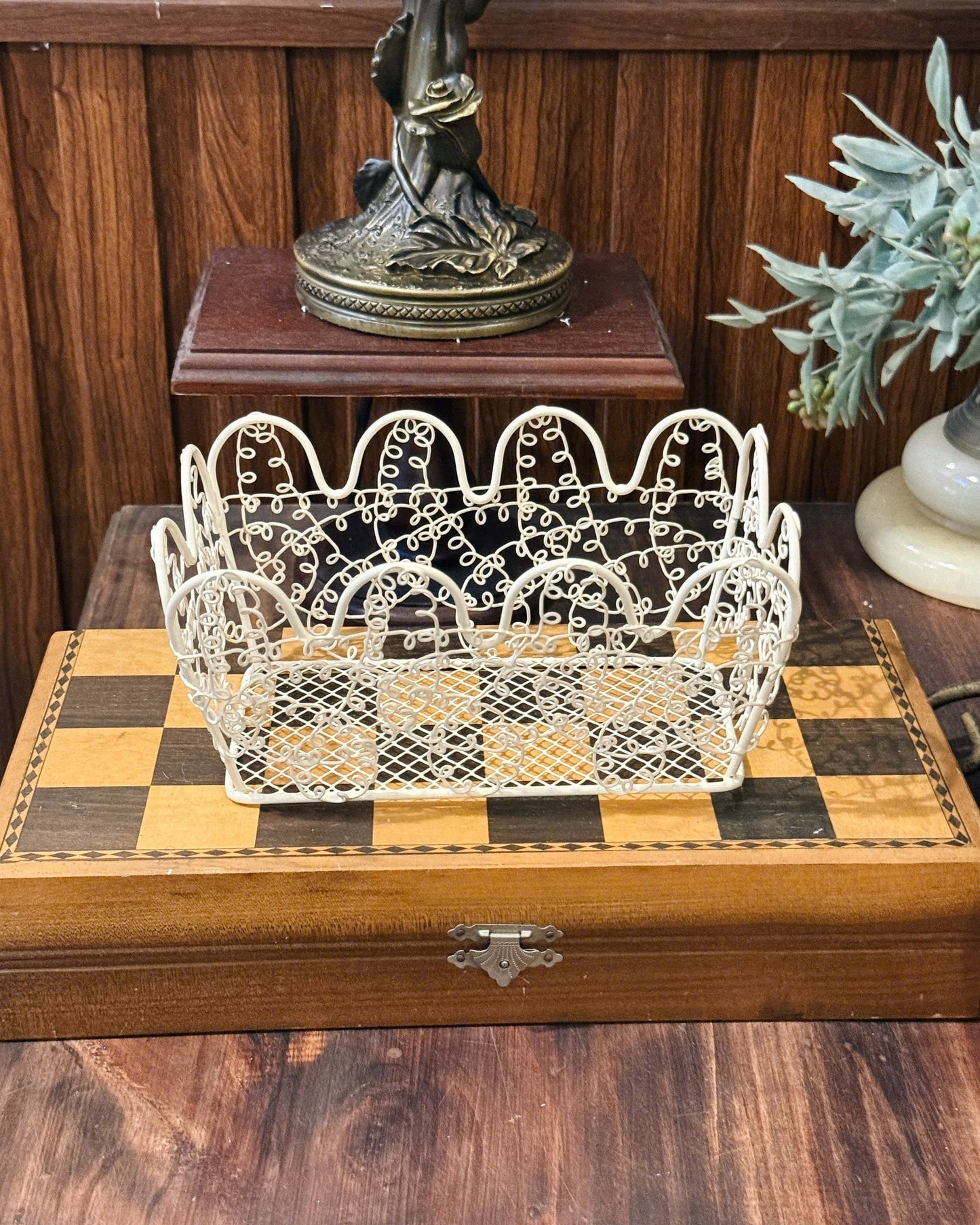 Vintage Cloud-Wave Basket