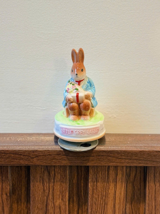 The Hare Ceramic Music Box - The Little Grey Rabbit Series