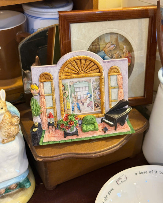 Vintage Peter Rabbit Window Frame