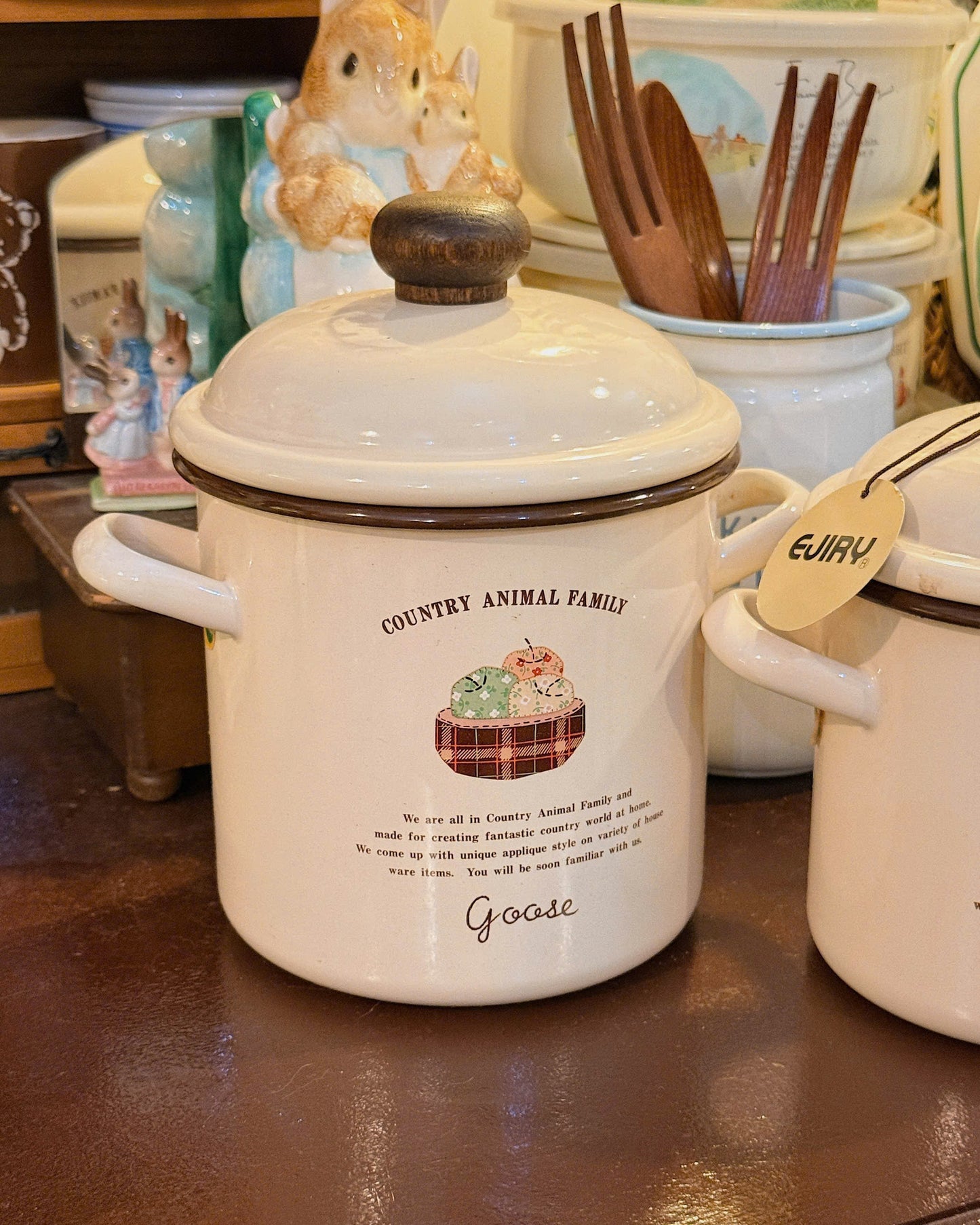 Vintage Goose Pot