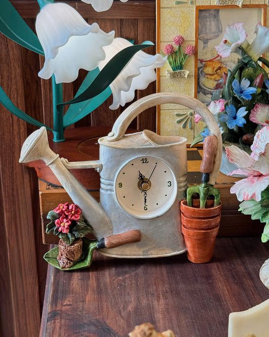 Vintage Watering Can Clock