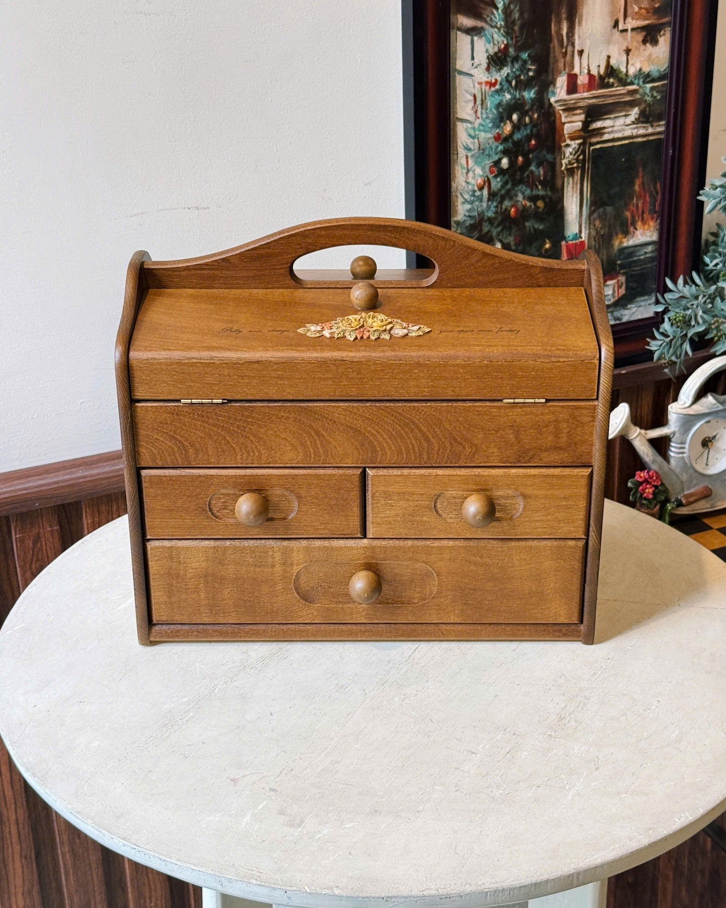 Wooden Multi-Drawer Storage Cabinet