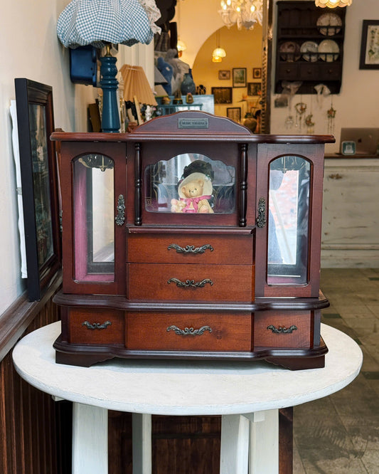 Antique-style Wooden Drawer Storage Box