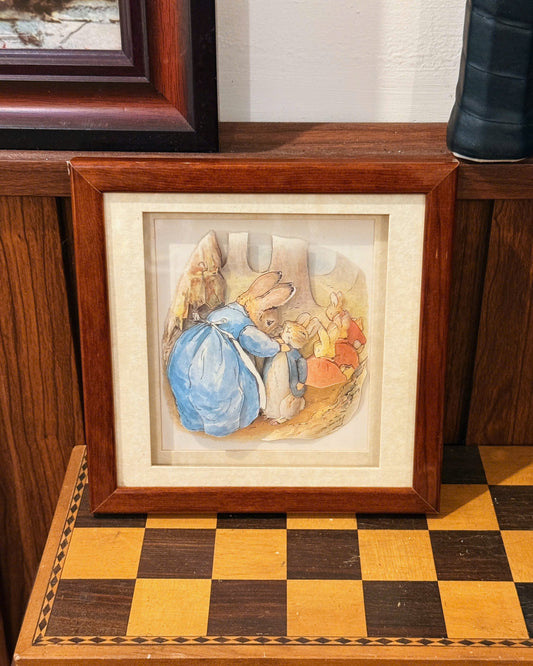 Peter Rabbit Family Relief Frame- Découpage John Ellam