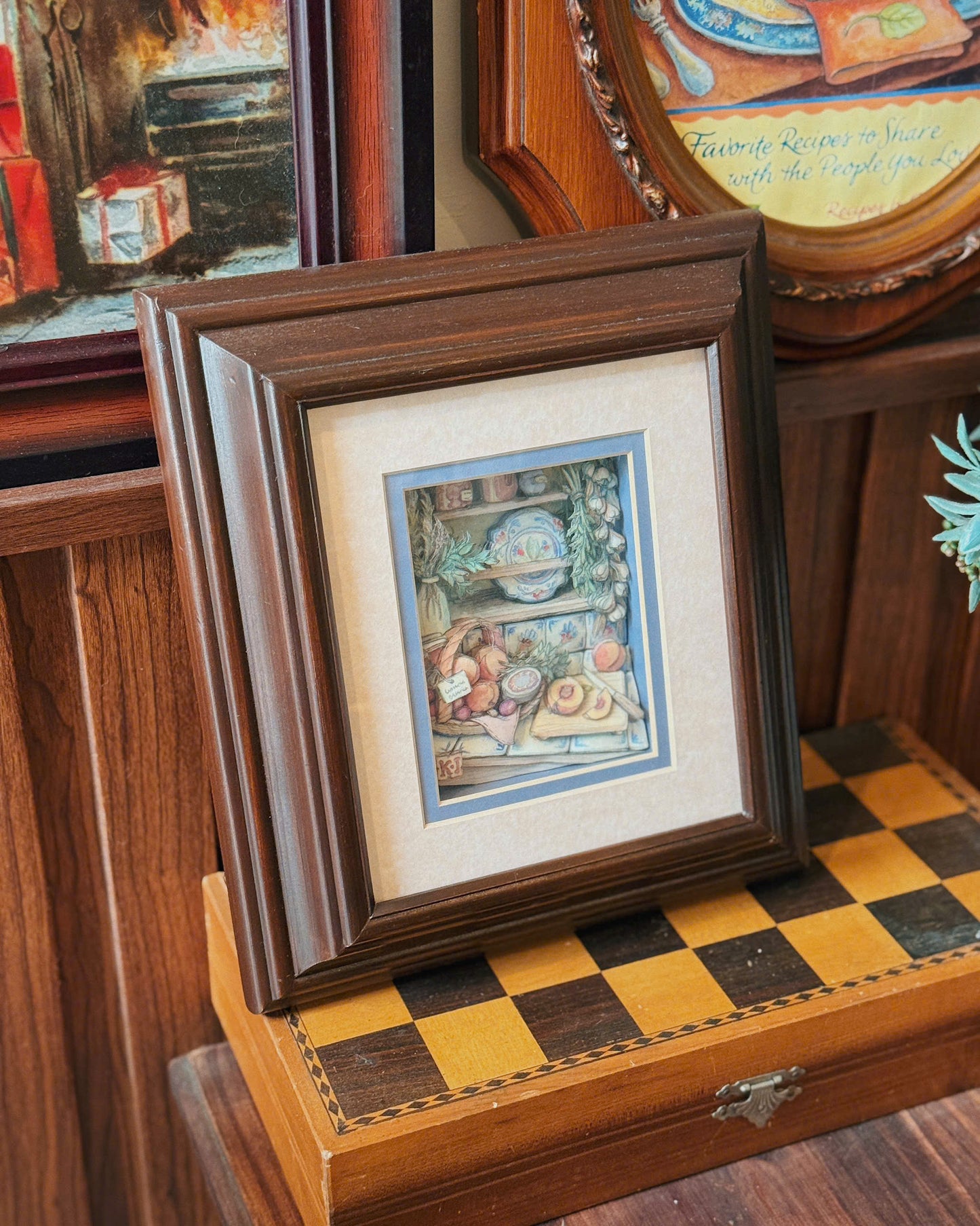 Rustic Pantry 3D Picture Frame