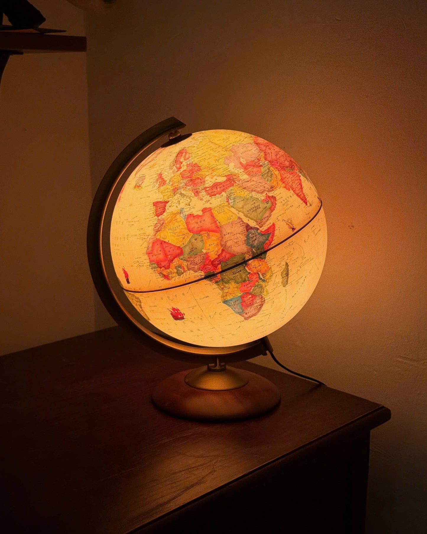 Vintage Explorer Globe