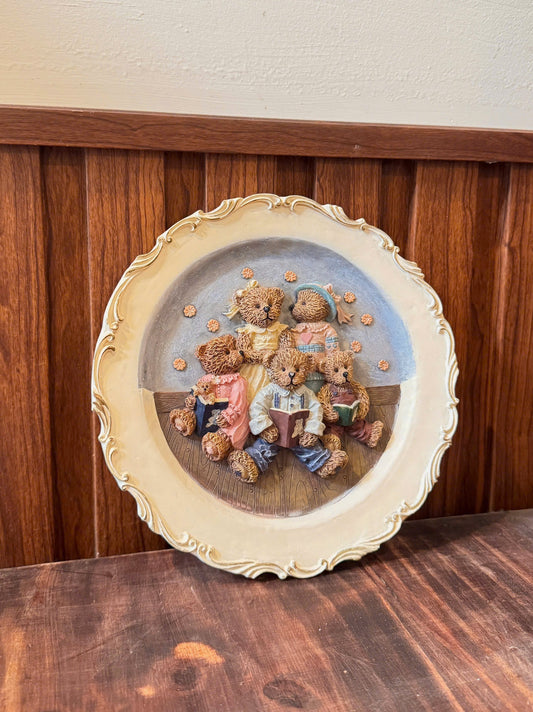 Tiny Bear Family Wall Art