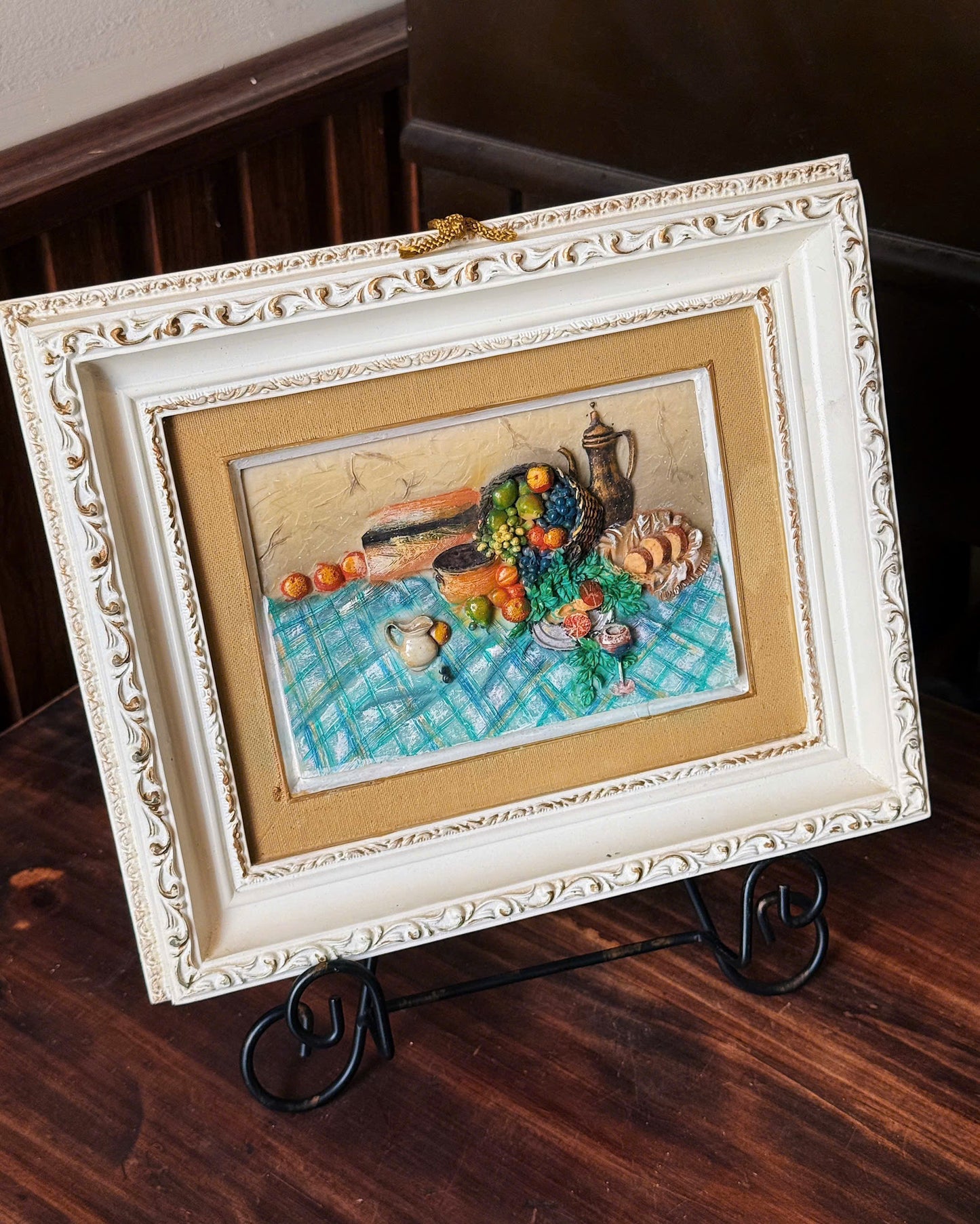 Floating Frame Featuring A Fruit Banquet Design
