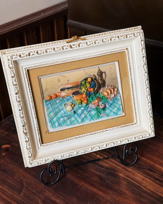 Floating Frame Featuring A Fruit Banquet Design