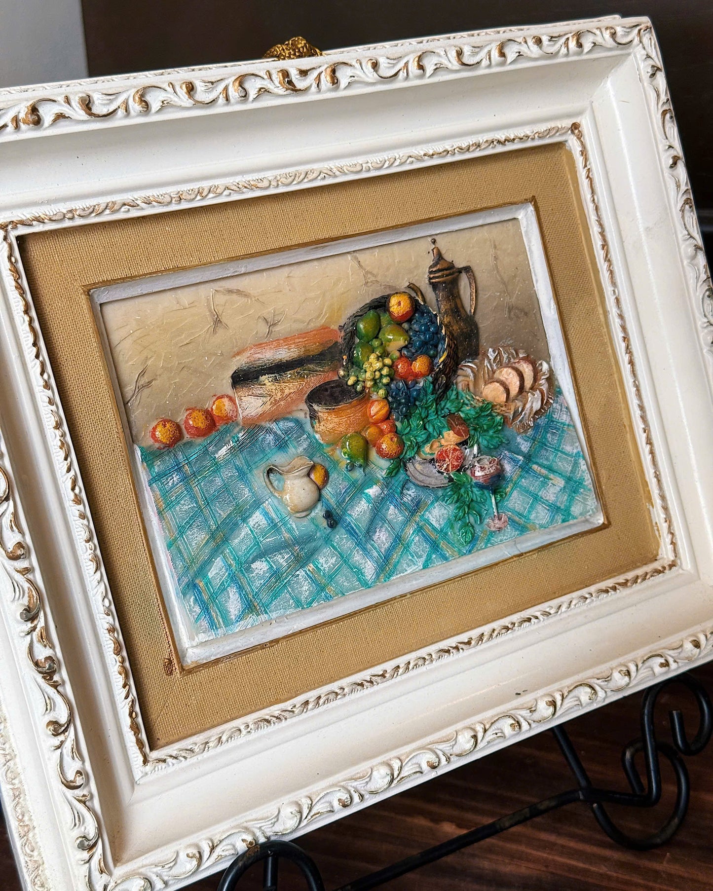 Floating Frame Featuring A Fruit Banquet Design