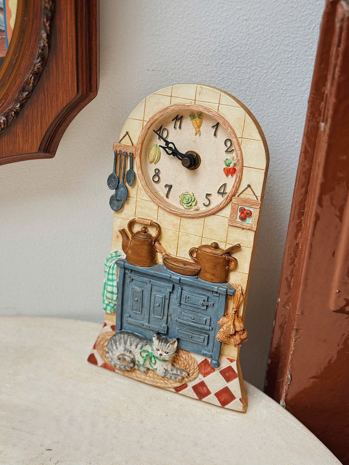 Tiny Kitchen Corner Clock