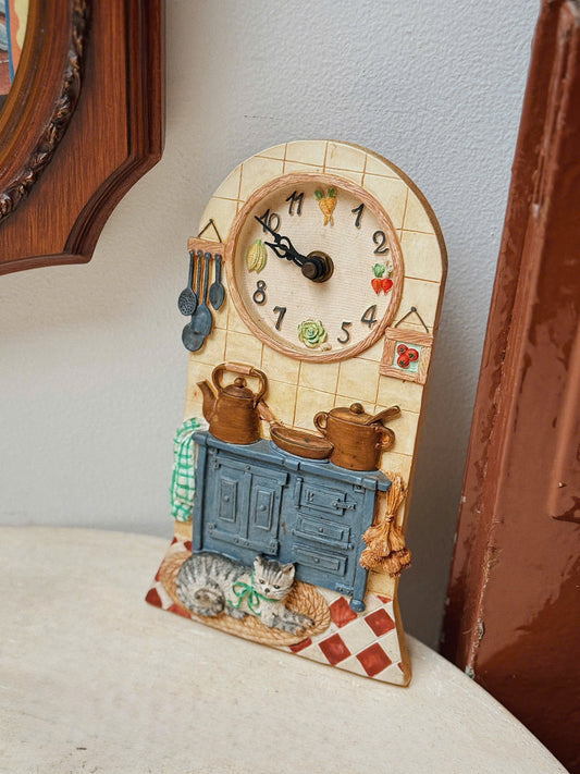 Tiny Kitchen Corner Clock