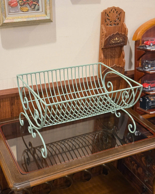 Mint Green Vintage-style Dish Drying Rack