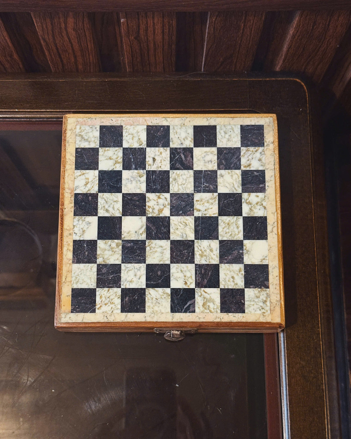 Vintage Carved Chess Set