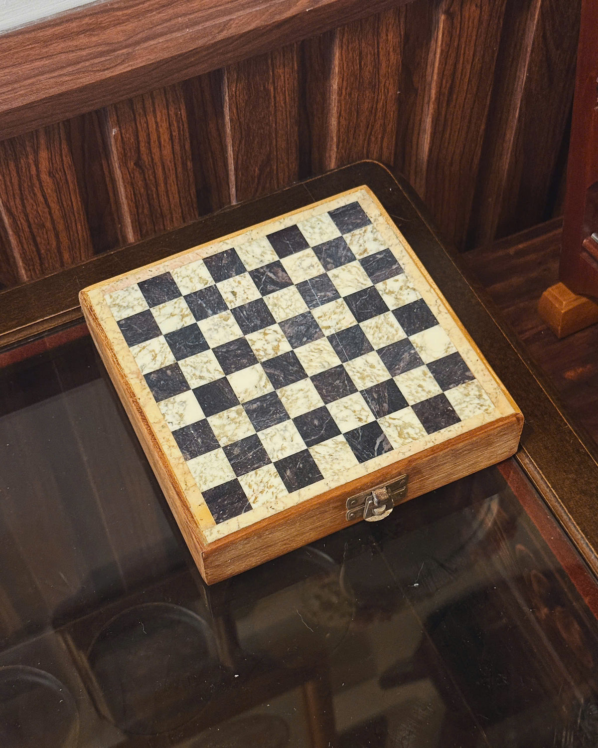 Vintage Carved Chess Set