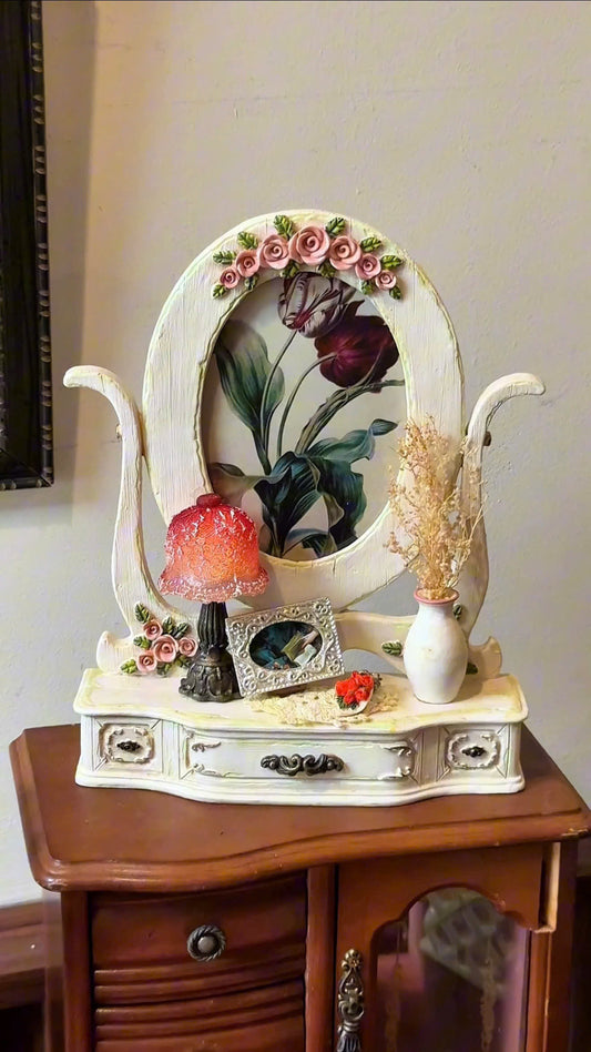 Vintage Floral Vanity