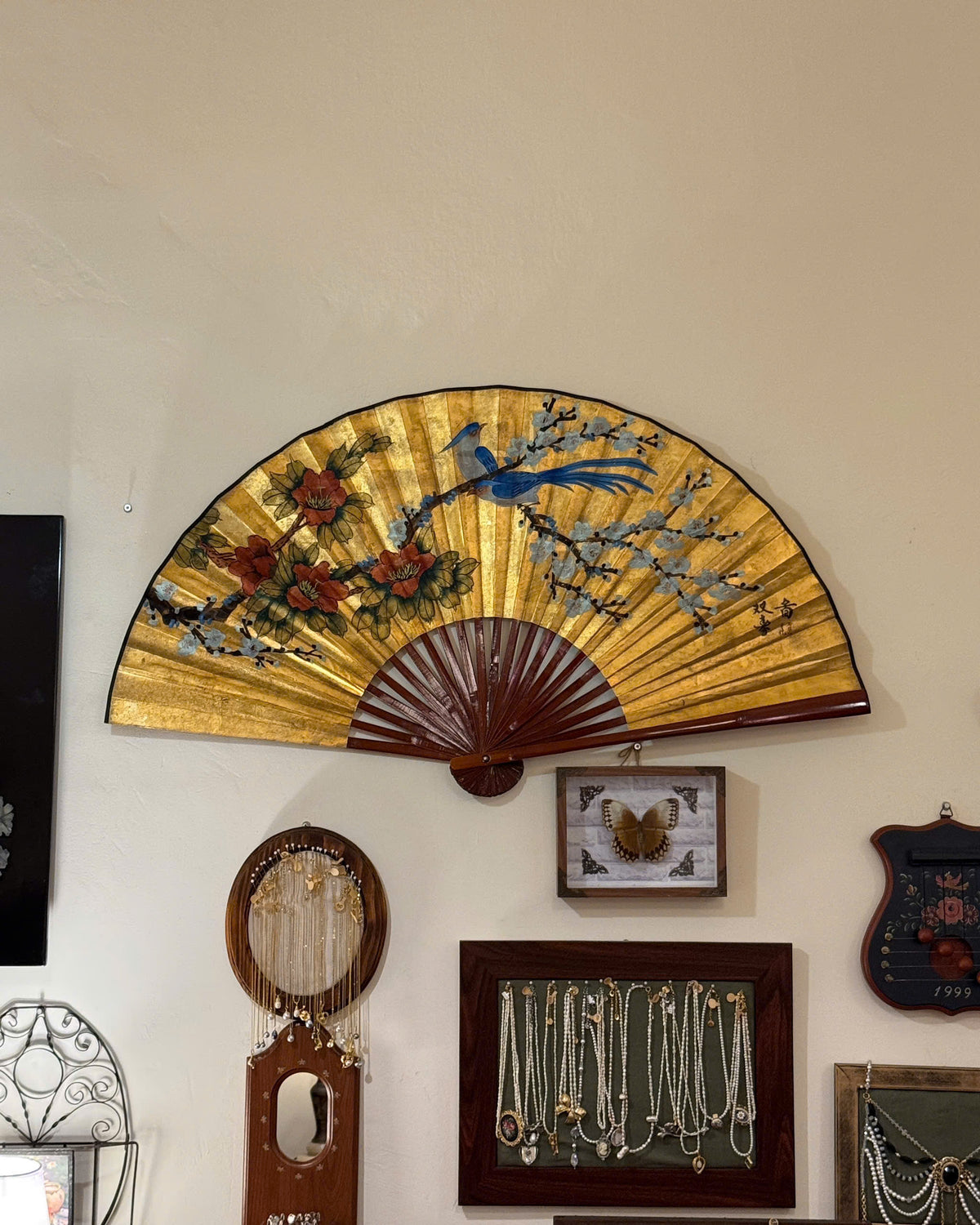 Golden Blossom Fan
