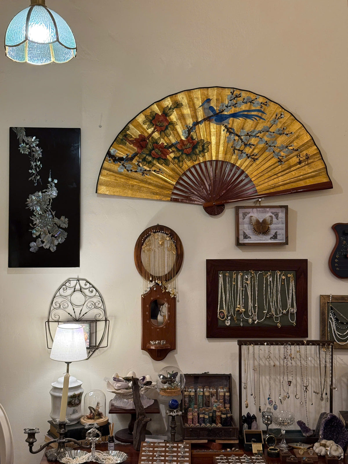 Golden Blossom Fan
