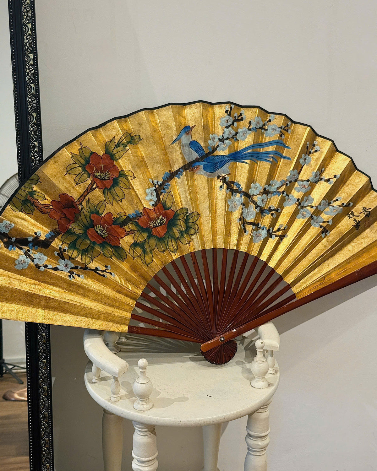 Golden Blossom Fan