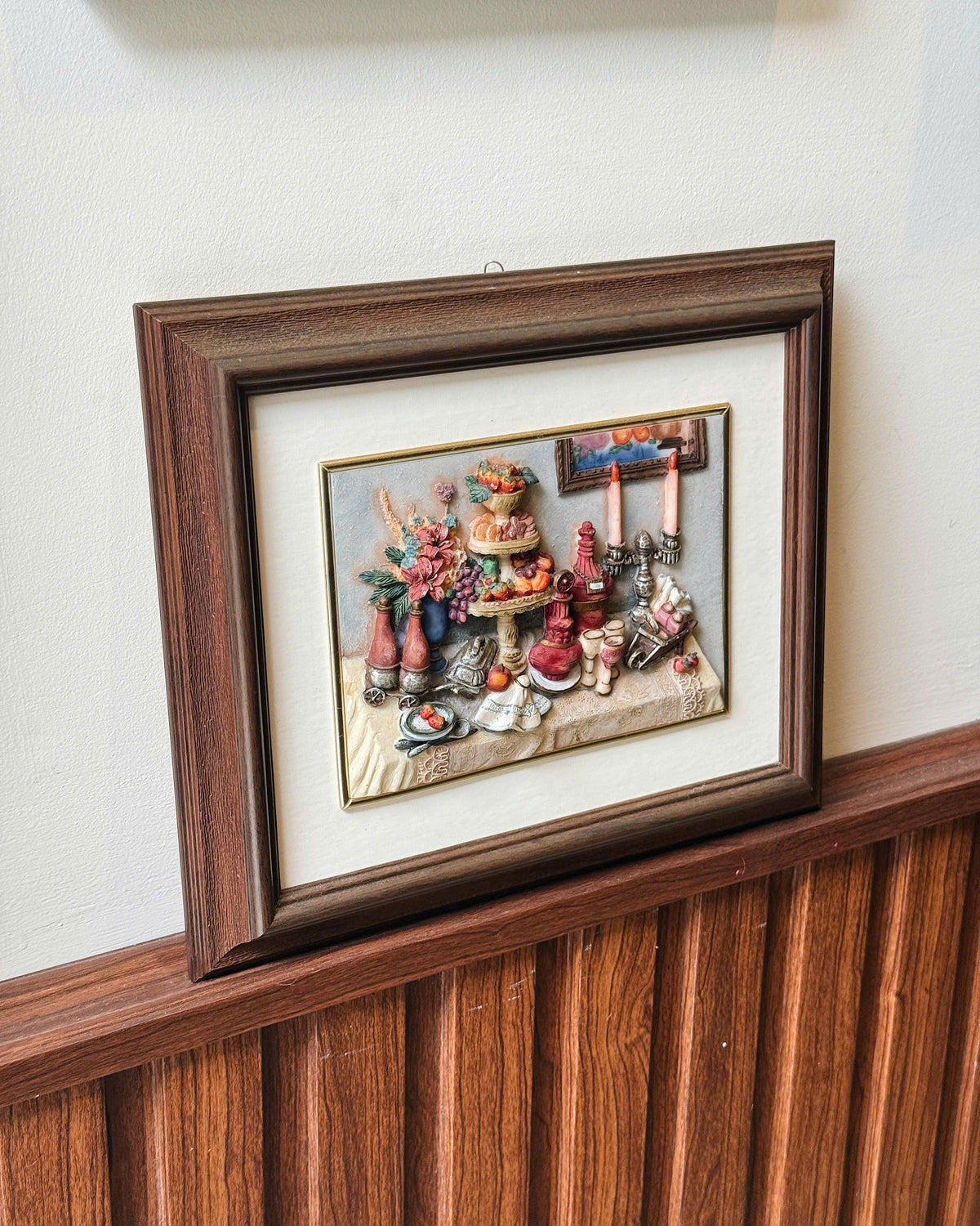 Vintage 3D Dining Table Wall Art