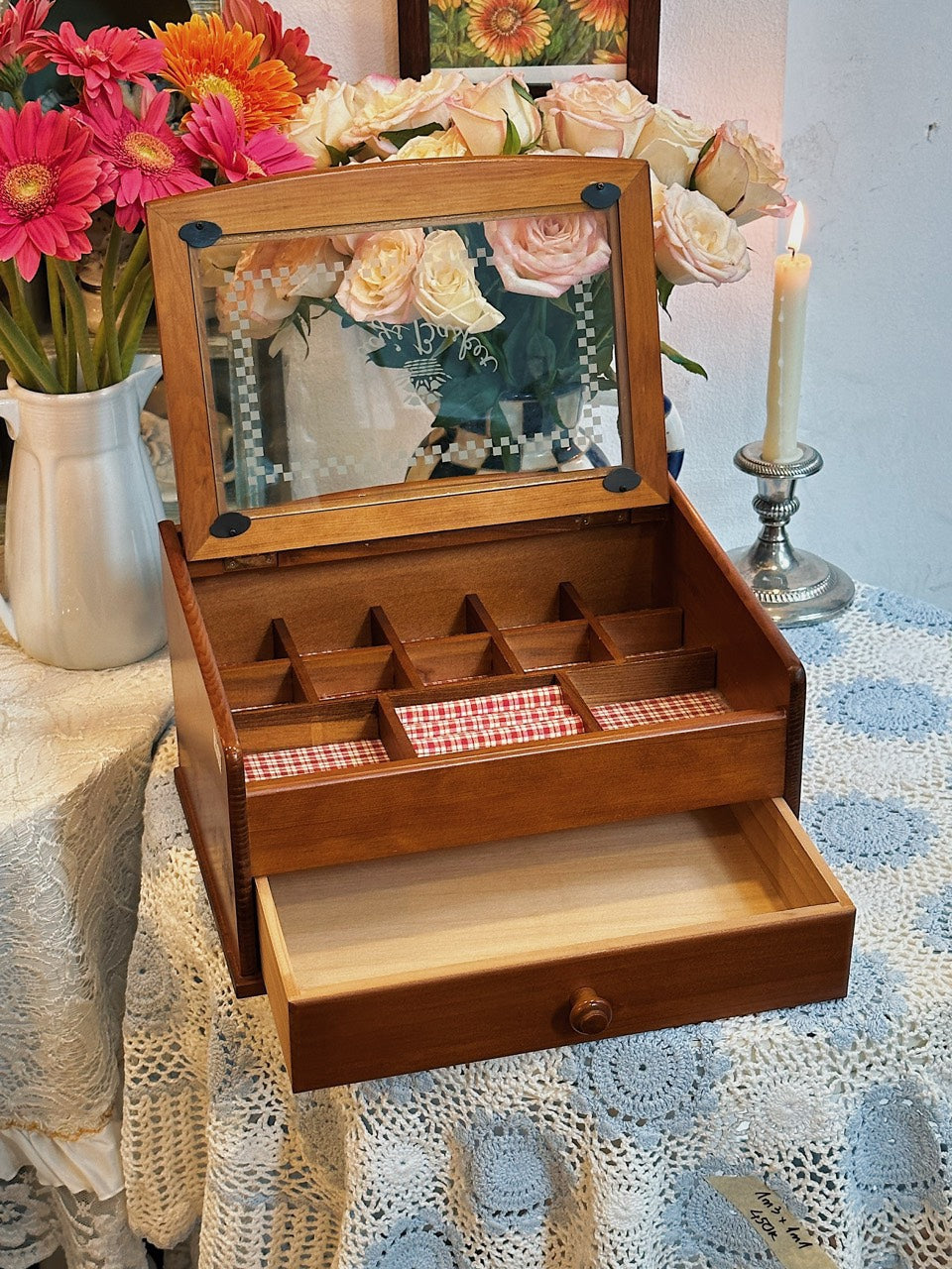 Lucy's Basket Wooden Box