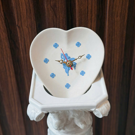 Wedgwood Jasperware Something Blue Reworked Clock