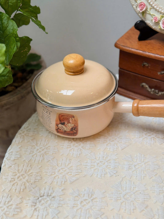 “The Macmillan Alice” Enamel Saucepan
