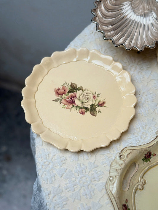 Florence Italy Wooden Round Tray