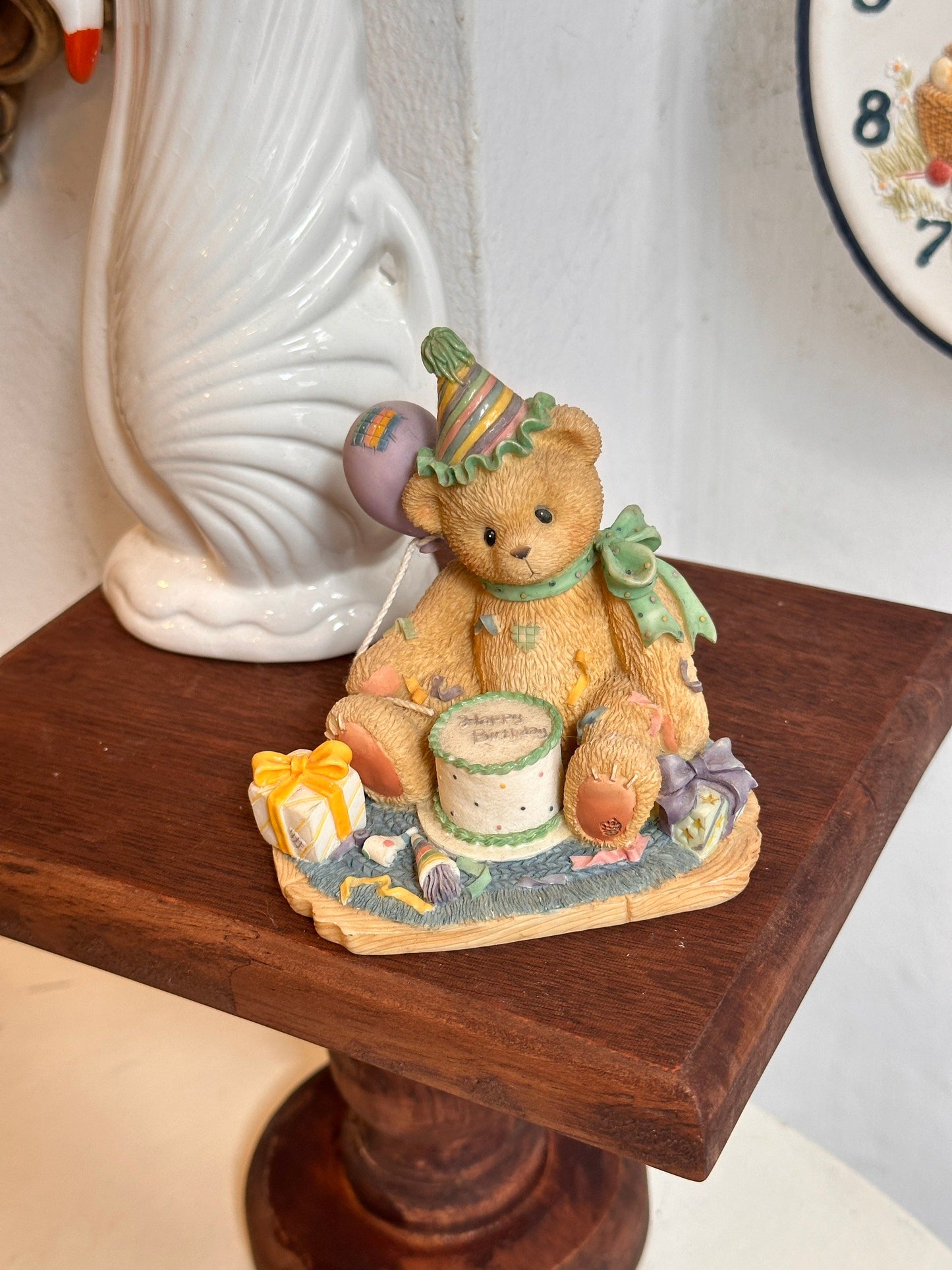 Tượng bé gấu Cherished Teddies - "You're The Frosting On The Birthday Cake"