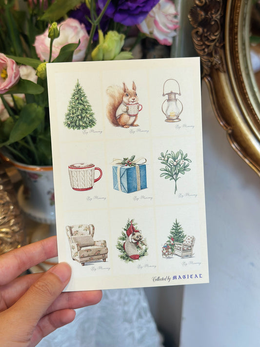 Minimal Christmas Postcard