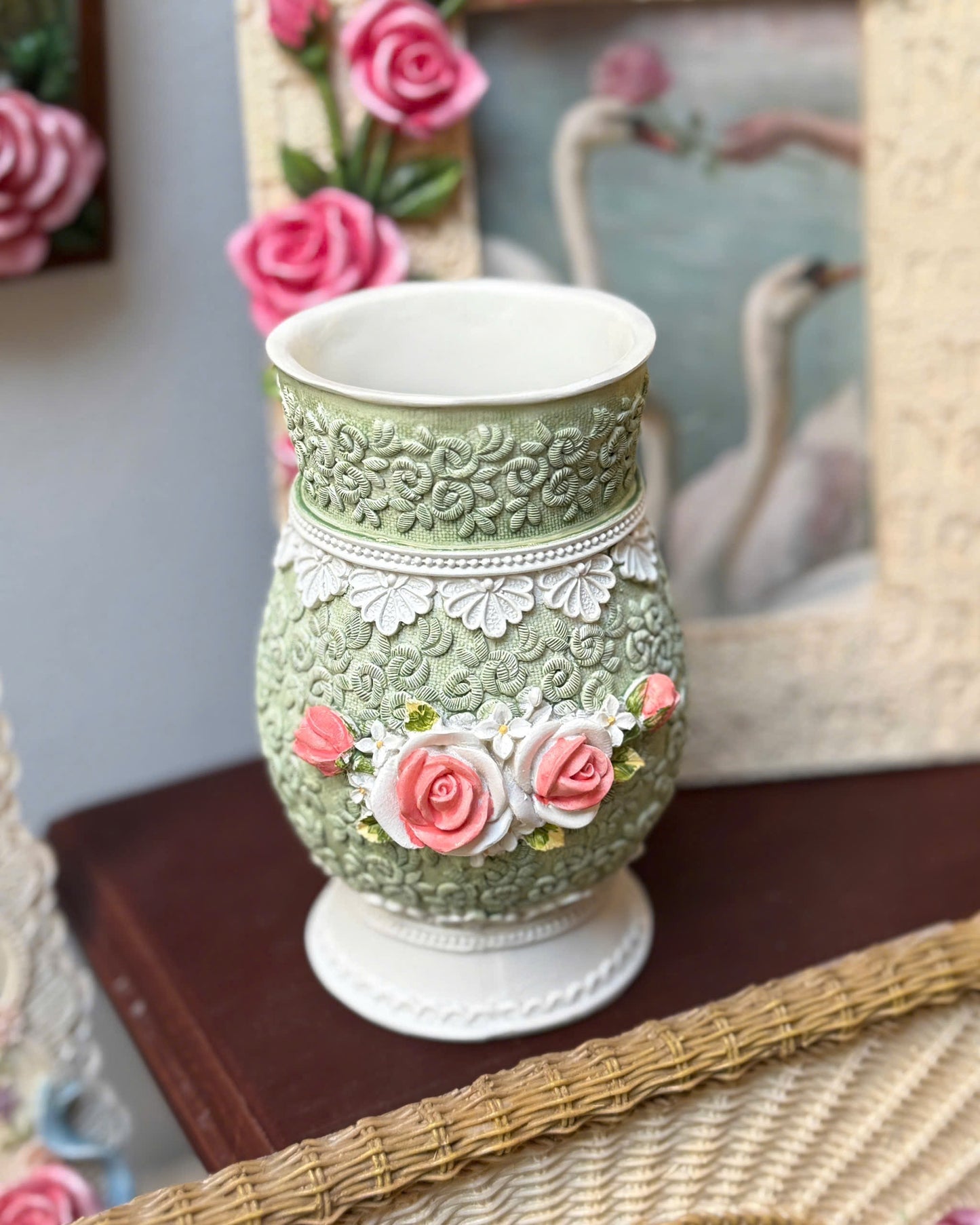 Sage Green Pen Holder