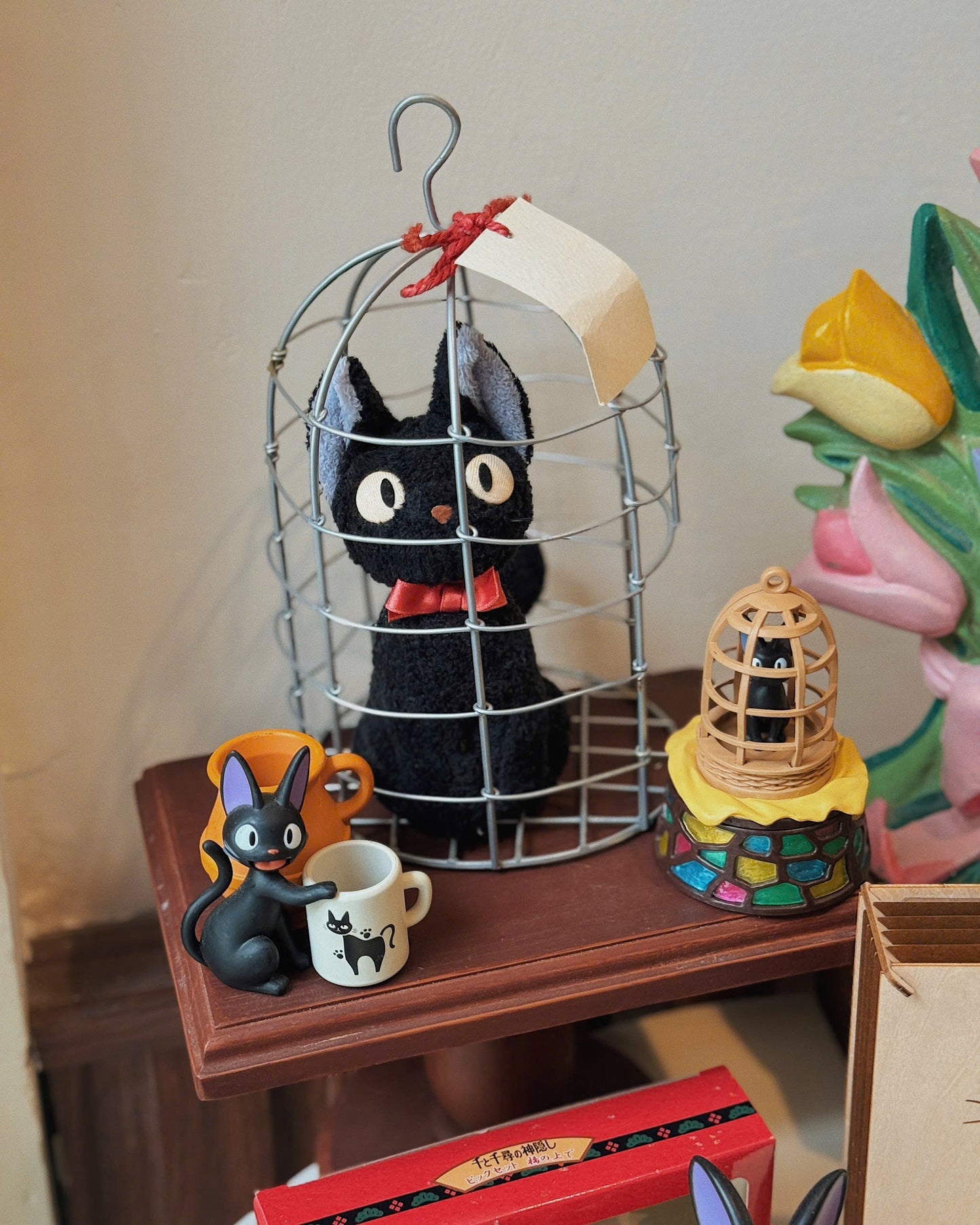Kiki's Delivery Service Jiji in Cage Plush Doll