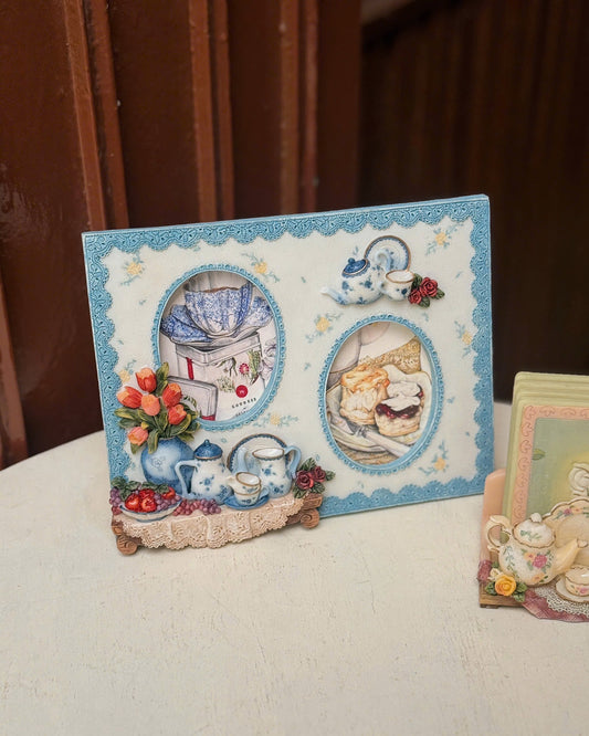 Vintage Tea Party Frame