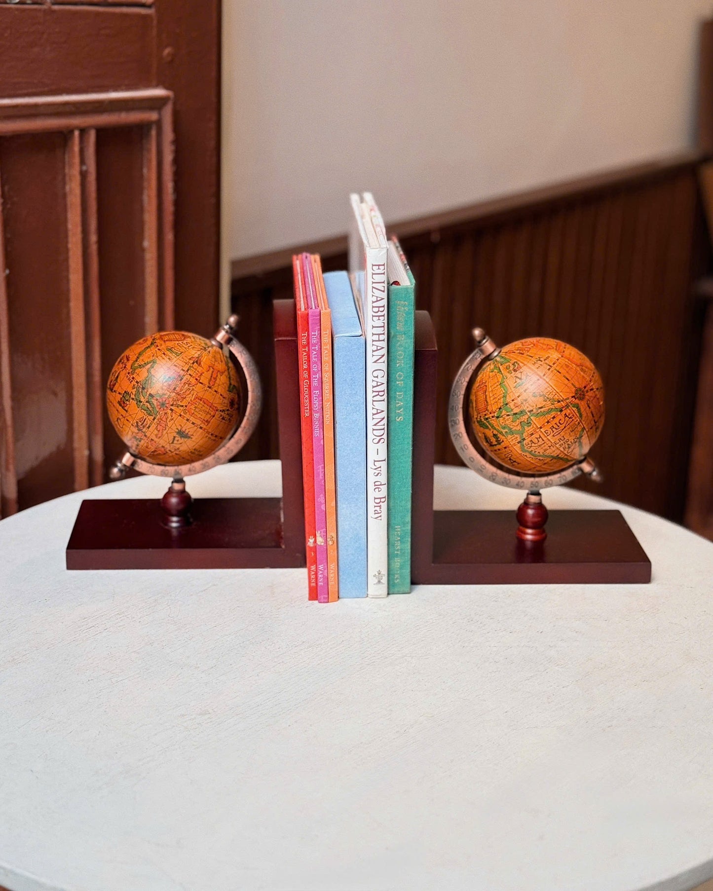 Vintage Globe Bookend